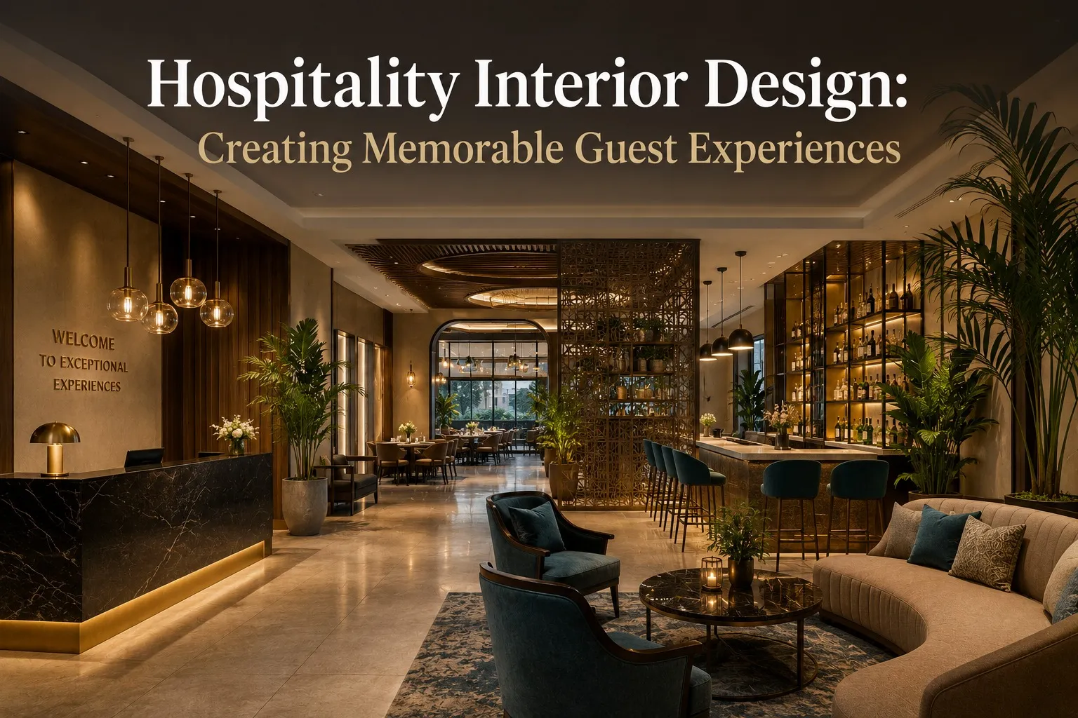 Hospitality Interior Design: Creating Memorable Guest Experiences