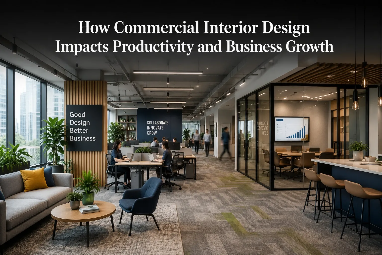 How Commercial Interior Design Impacts Productivity and Business Growth