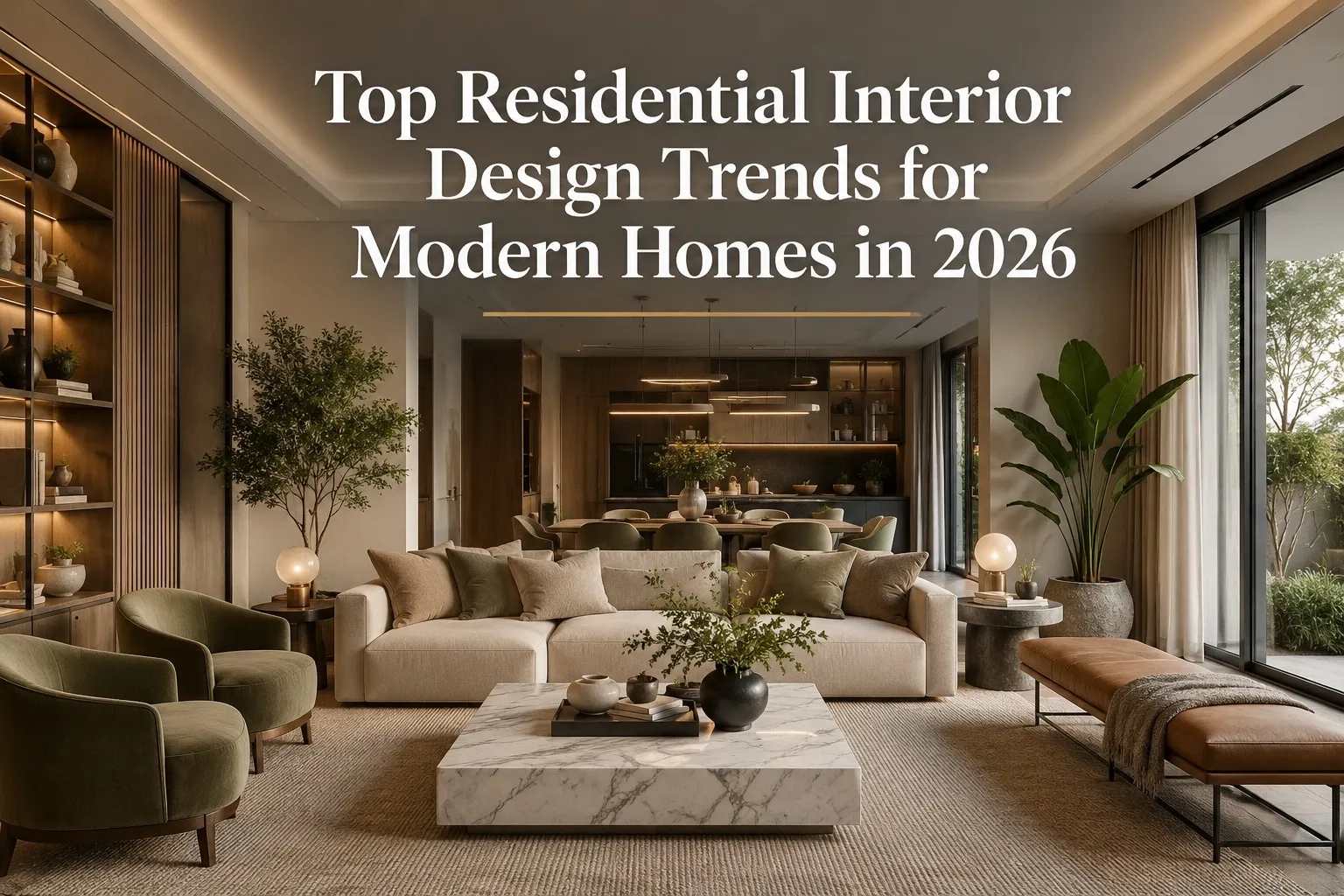Top Residential Interior Design Trends for Modern Homes in 2026