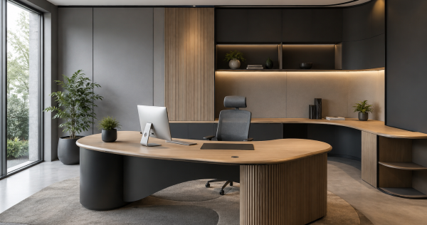 Custom Desk & Worksurface Design for office